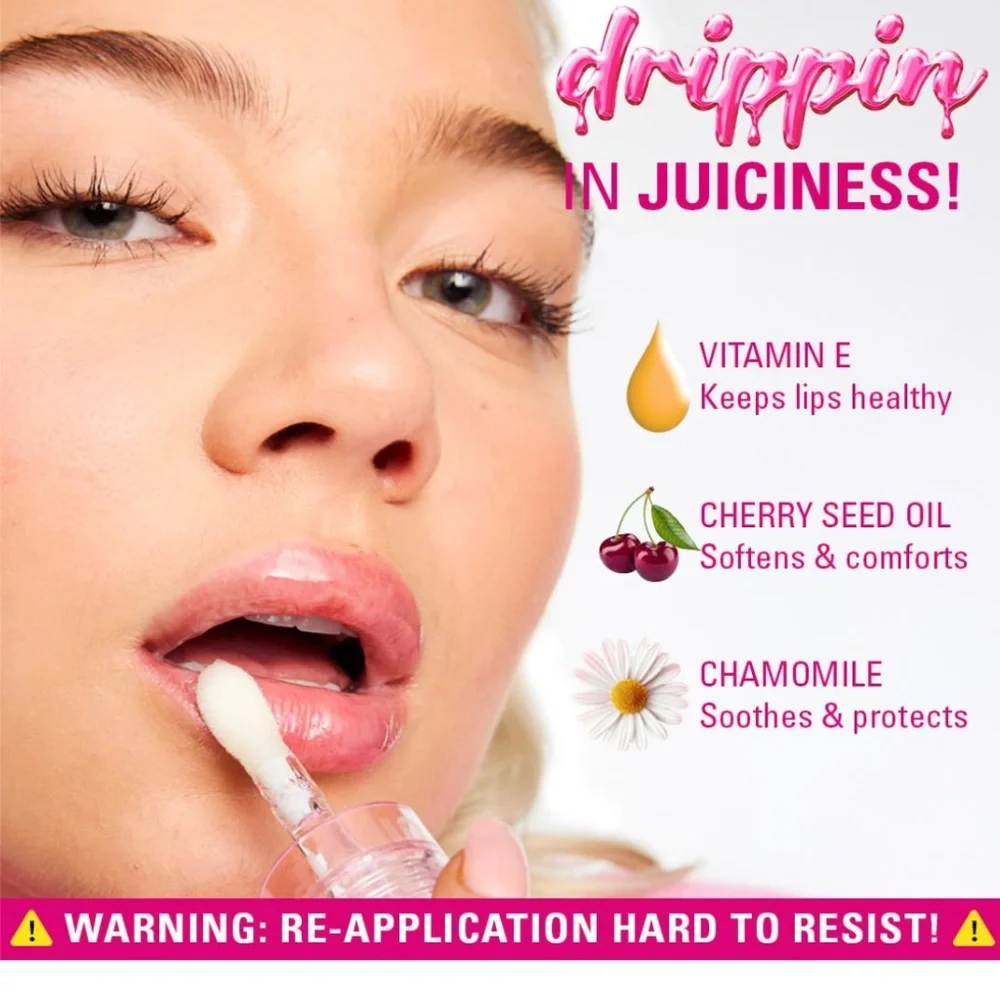 Revolution, Pout Lip Oil, Nourishing Lip Oil, High Shine, Non-Sticky Fini